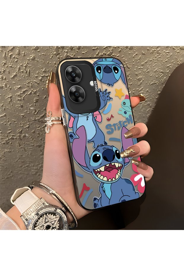 Realme Note 60 Compatible Colorful Decorated Cartoon Cute Monster Impact Protection Pattern