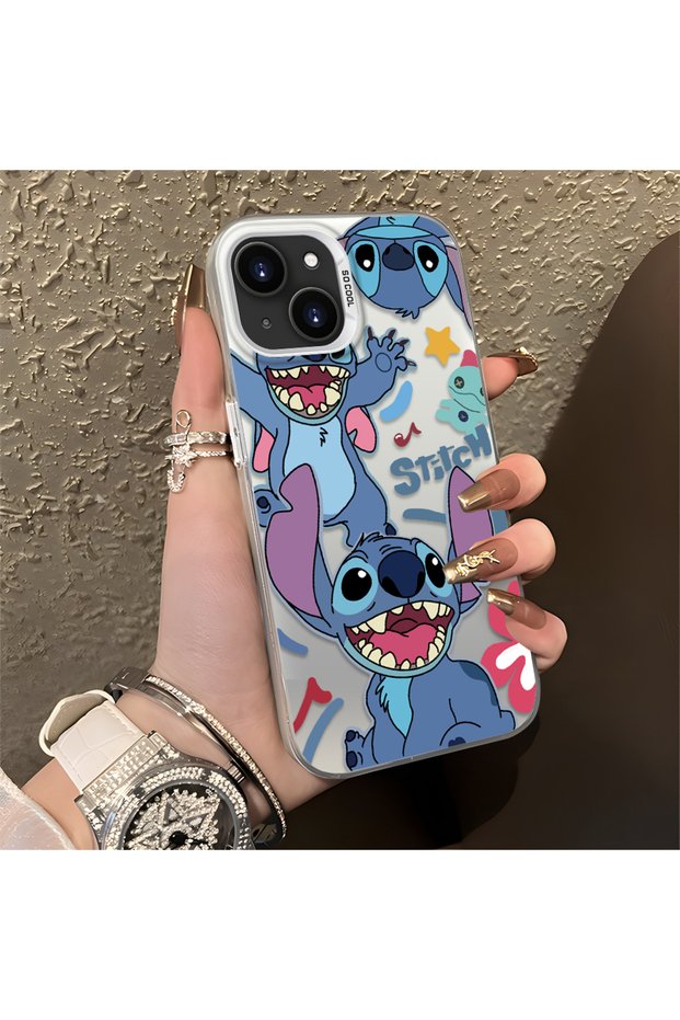 iPhone 15 Compatible Colorful Decorated Cartoon Cute Monster Shock-Proof Pattern