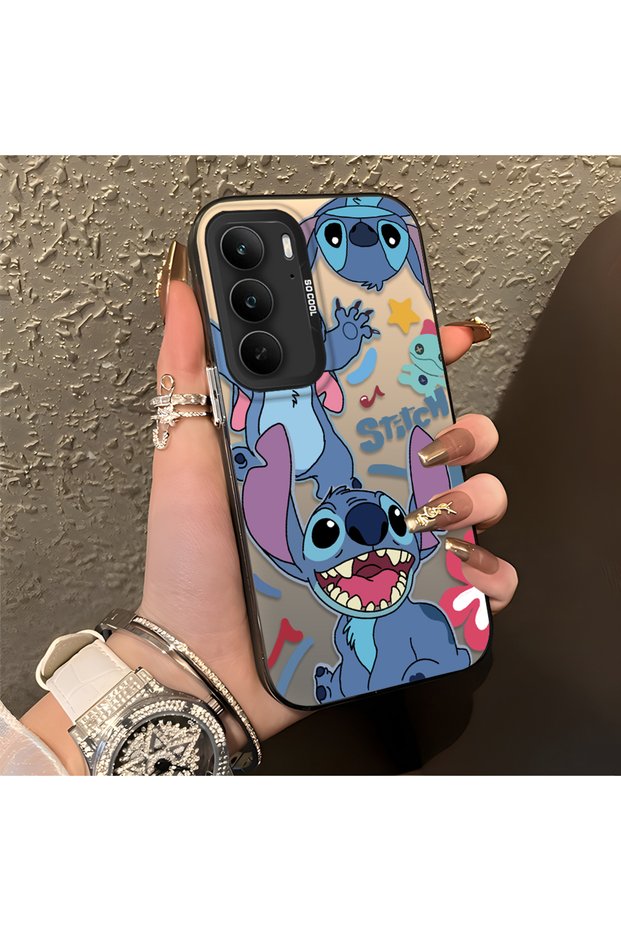 Realme C75 4g Compatible Colorful Decorated Cartoon Cute Monster Shockproof Pattern