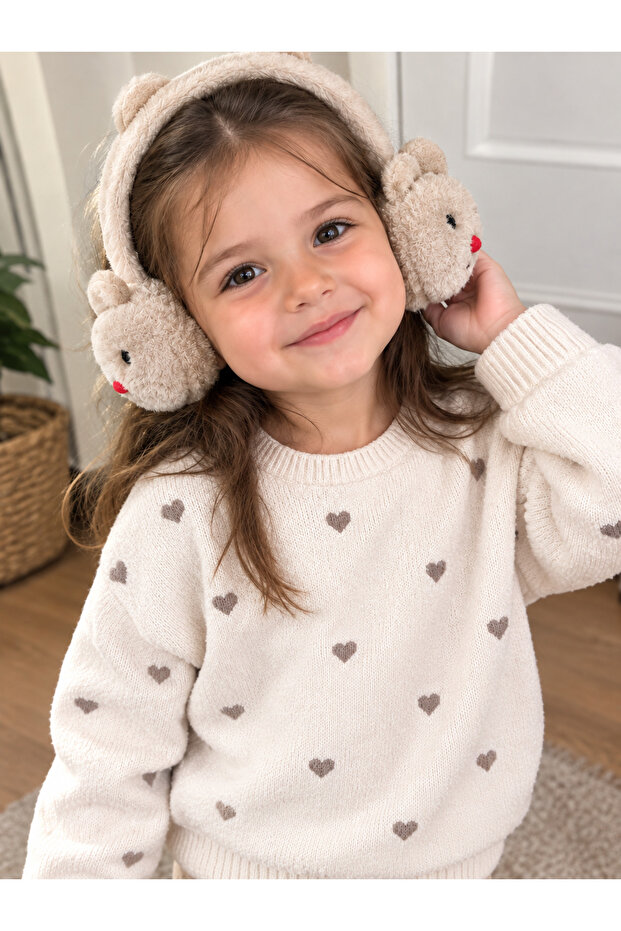 Plush Rabbit Ear Soft Headphone Crown