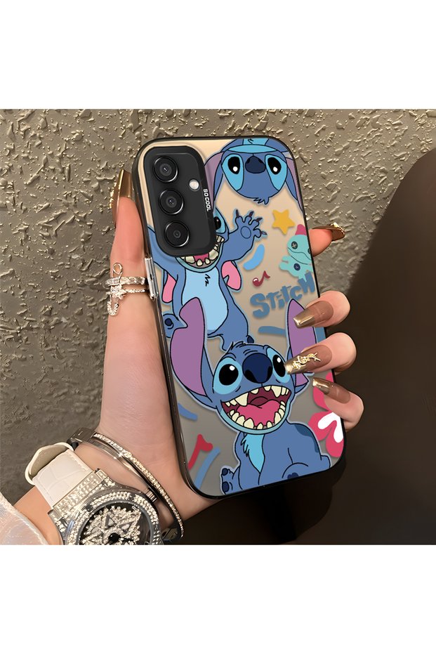 Samsung Galaxy M15 Compatible Colorful Decorated Cartoon Cute Monster Impact-Resistant Pattern