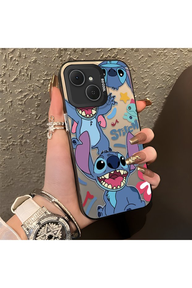 Tecno Spark 40C Compatible Colorful Decorated Cartoon Cute Monster Shockproof Pattern
