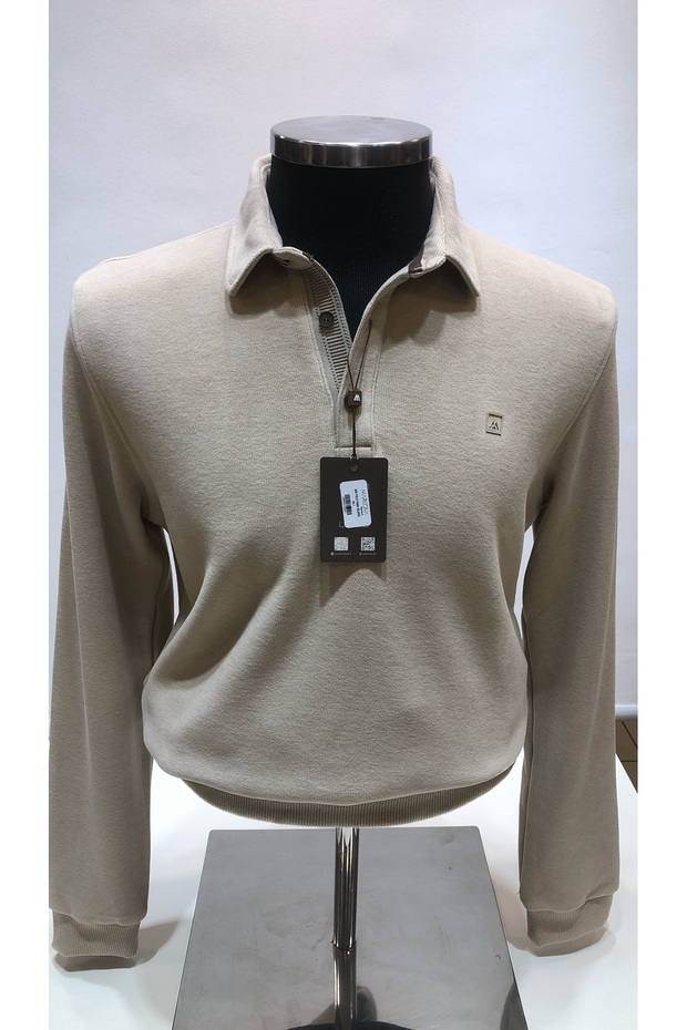 Polo yaka sweat