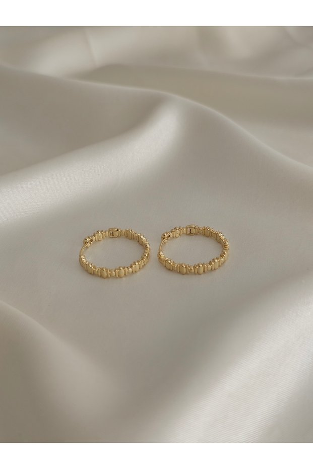 Women's Patterned Xuping Hoop Model Earrings