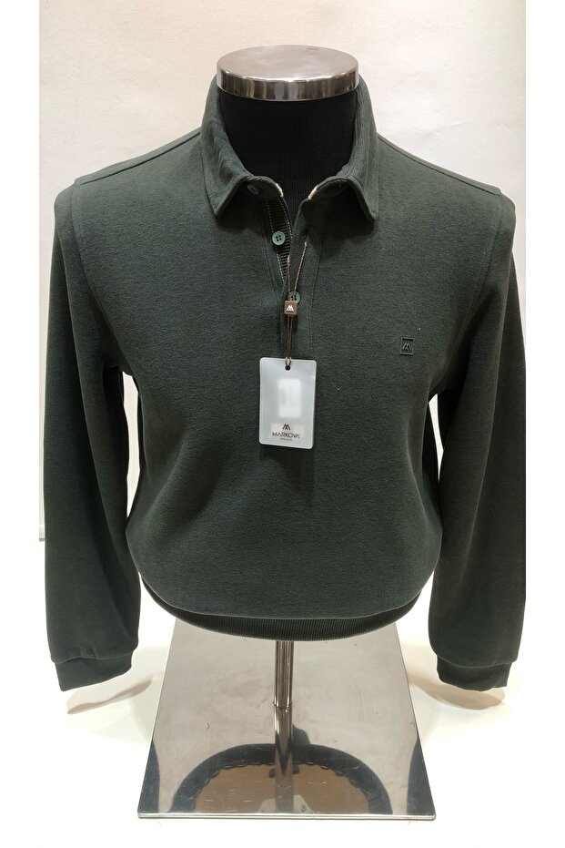 Polo yakalı sweat