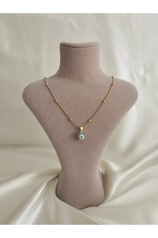 Women's Steel Tarnish-Resistant Society Eye Necklace