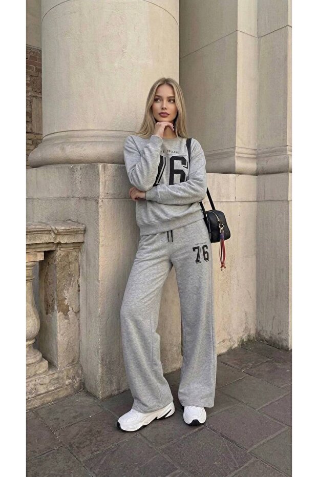 College Classic 3 Threaded Plain Tracksuit Set