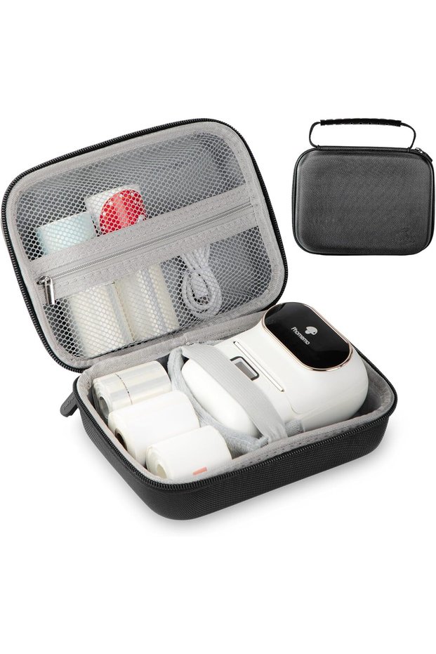 Label Maker Case, Portable Label Printer Case,Label Maker Machine bag Compatible with M220 M110 M221