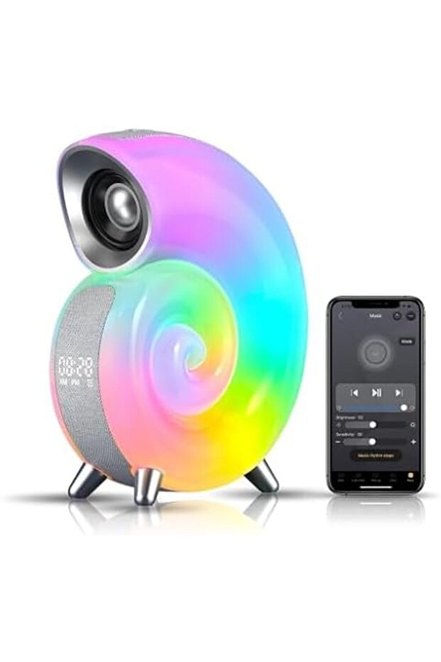 Conch Music Light Bluetooth Speaker with LED Night Light