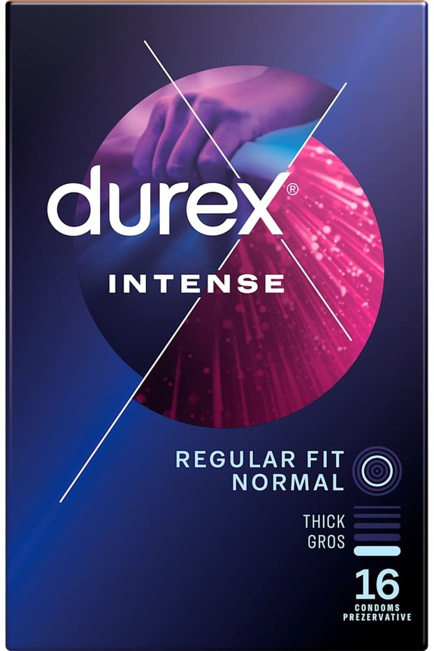 Intense orgasmic condom, 16 pcs.