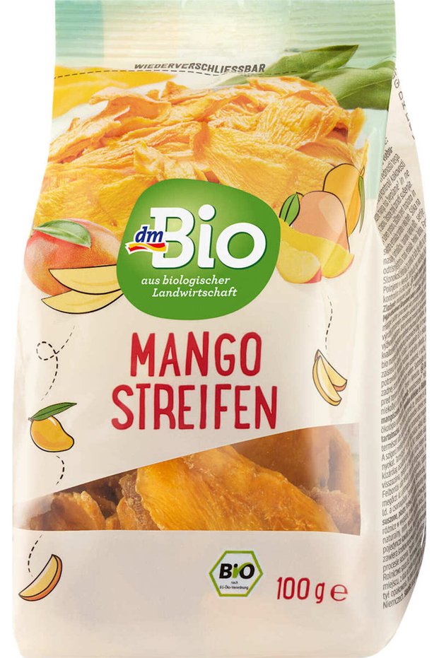 Mango pieces, 100 g