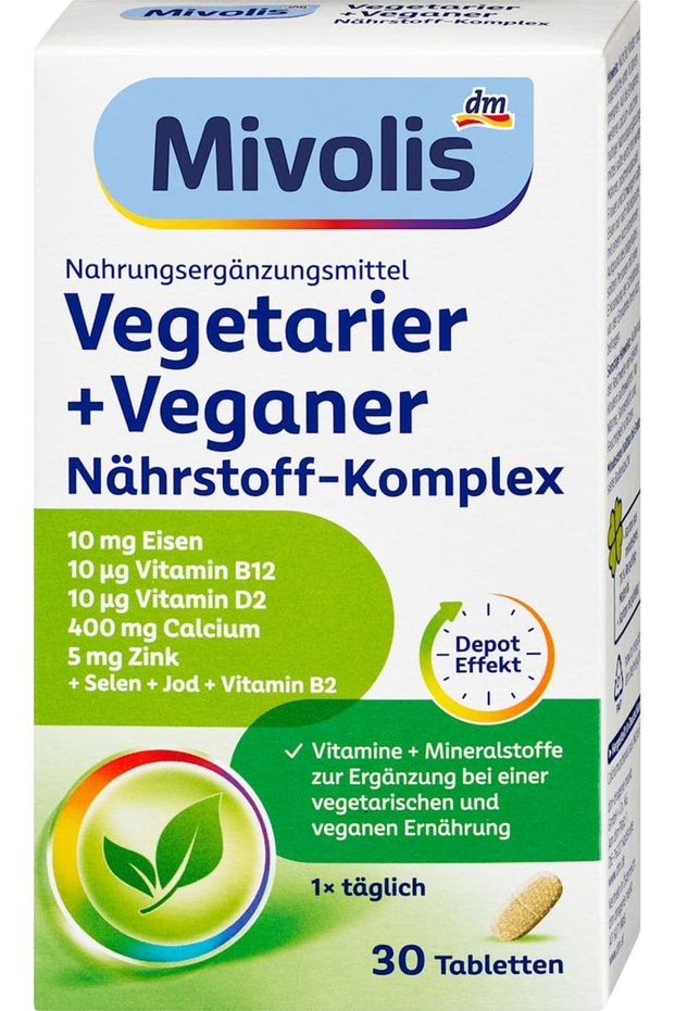 Nutrient complex for vegetarians and vegans, tablets, 30 pcs