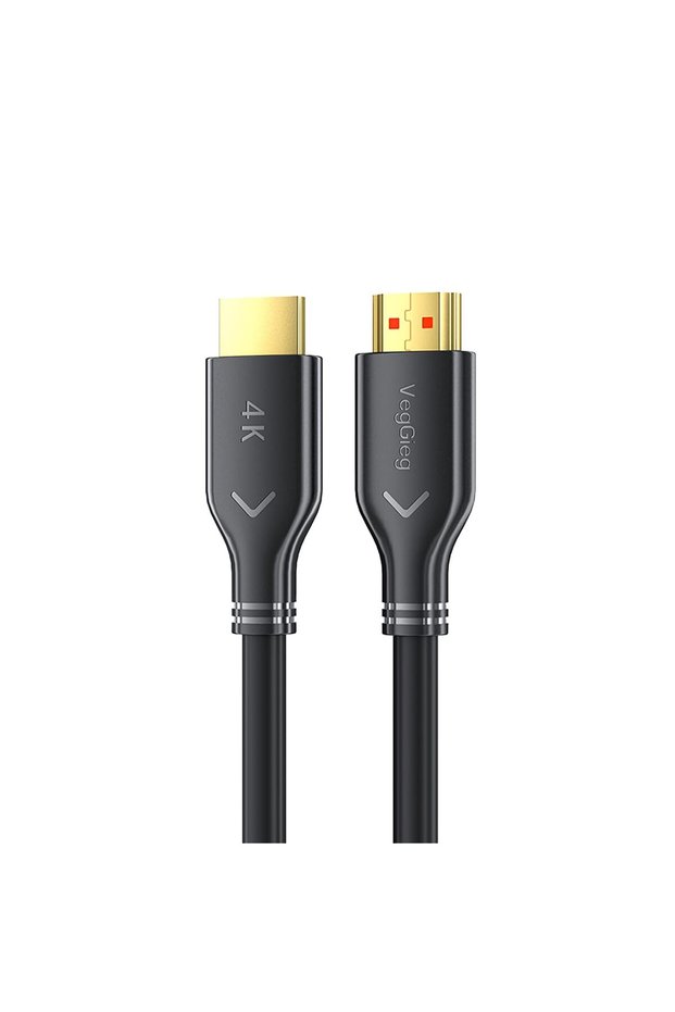 كابل HDMI 2.0 طراز V-H111 بسرعة 18 جيجابت في الثانية، يدعم HDR و4K بتردد 30 هرتز و3D، بطول 15 متر