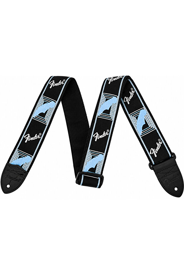 2'' Monogrammed Askı Black/Light Grey/Blue