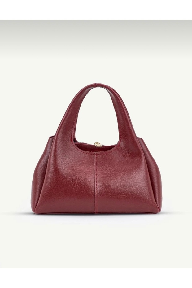Zipper Detailed Hand and Shoulder Bag