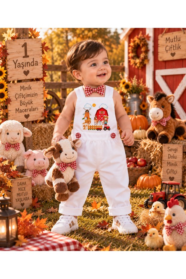 Farm-Themed Boy's Birthday Outfit