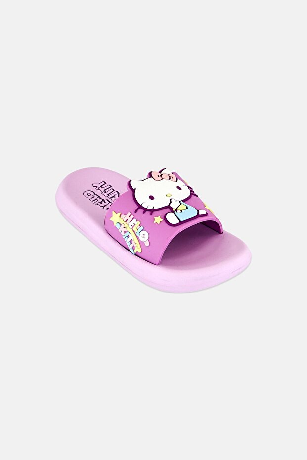Kids Girl Slip On Slides, Purple