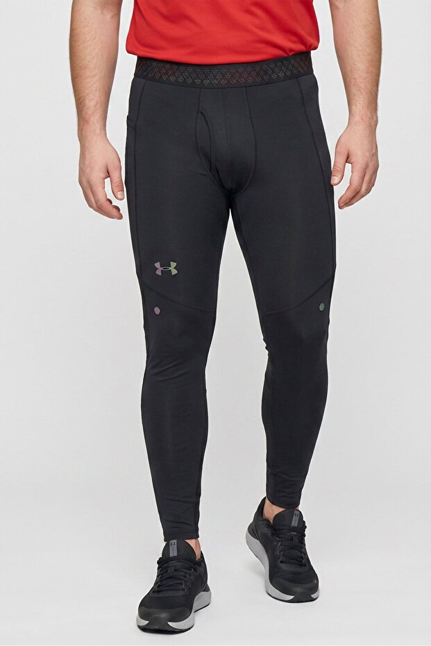 Men Sportswear Fit Training Leggings, Black