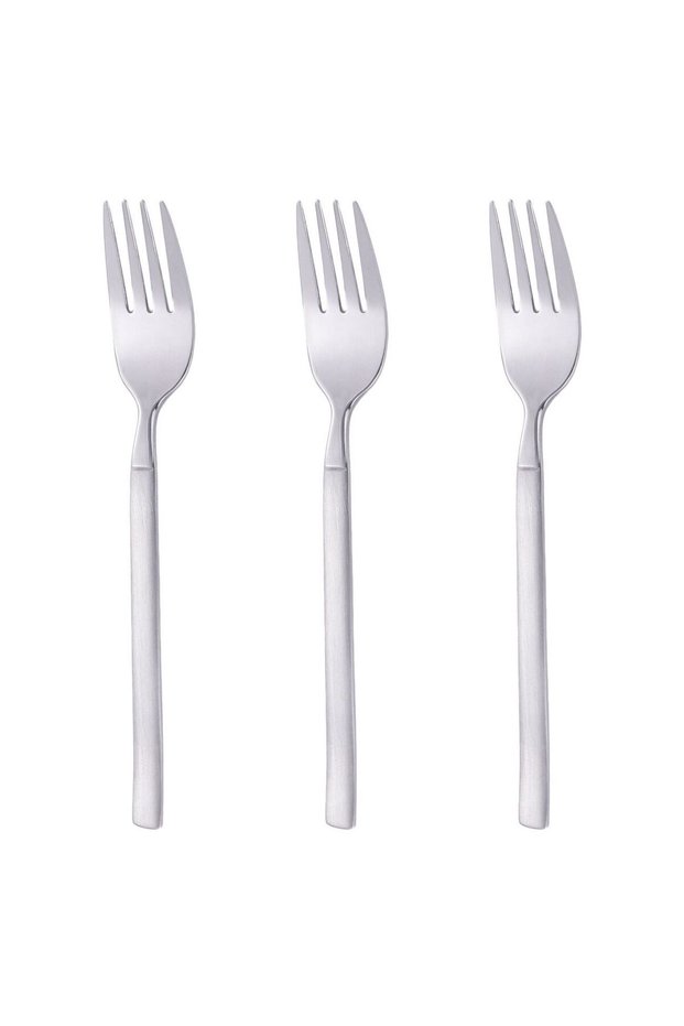 Small Stainless Steel Forks "Basic" 15cm - 3pcs
