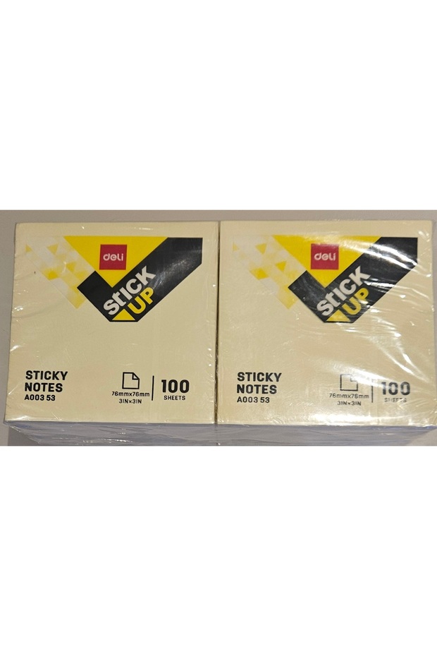 stick up Sticky notes 3inx3in 100 sheets 3 pak