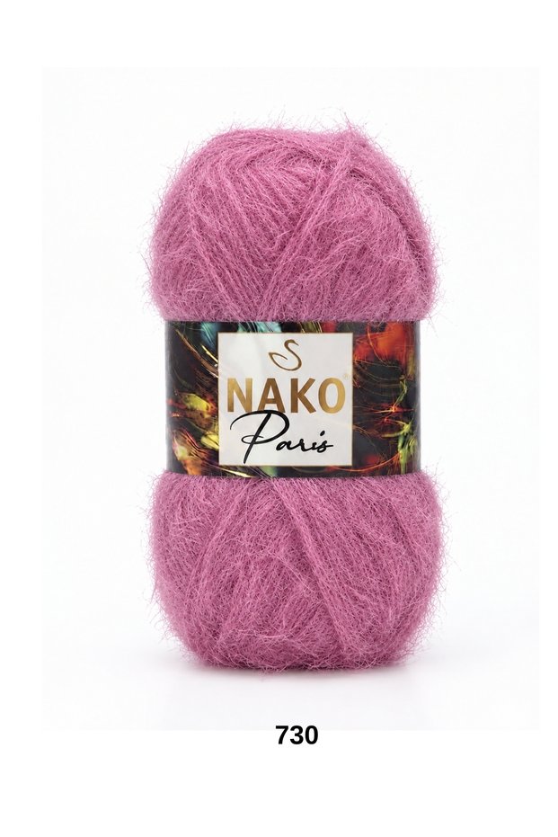 1 Piece Nako Paris 100 Grams 245 Meters Cardigan Sweater Blouse Scarf Beanie Shawl Hand Knitting Yarn-Color: 730