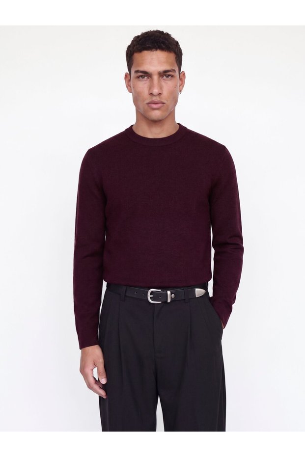 Strickpullover Einfarbig Strickpullover
