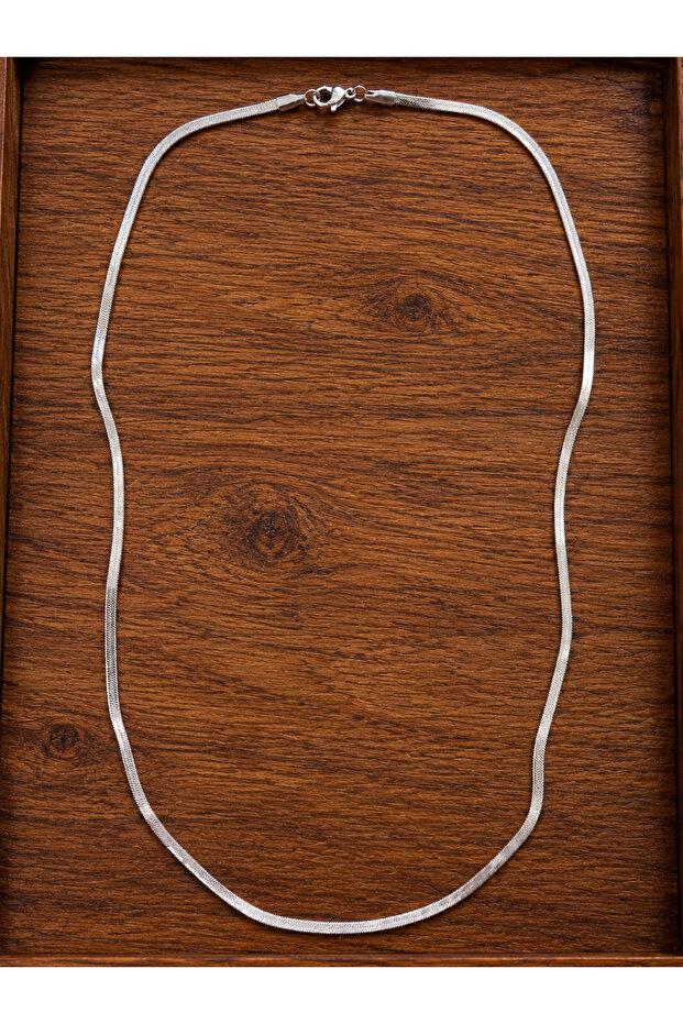 Stainless steel snake chain necklace - tarnish resistant - 2.5mm