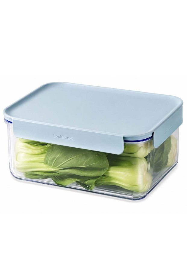 LocknLock Classic Plus Rectangular Food Container 2.75L Mint, Airtight, BPA-Free, Microwave, Freeze
