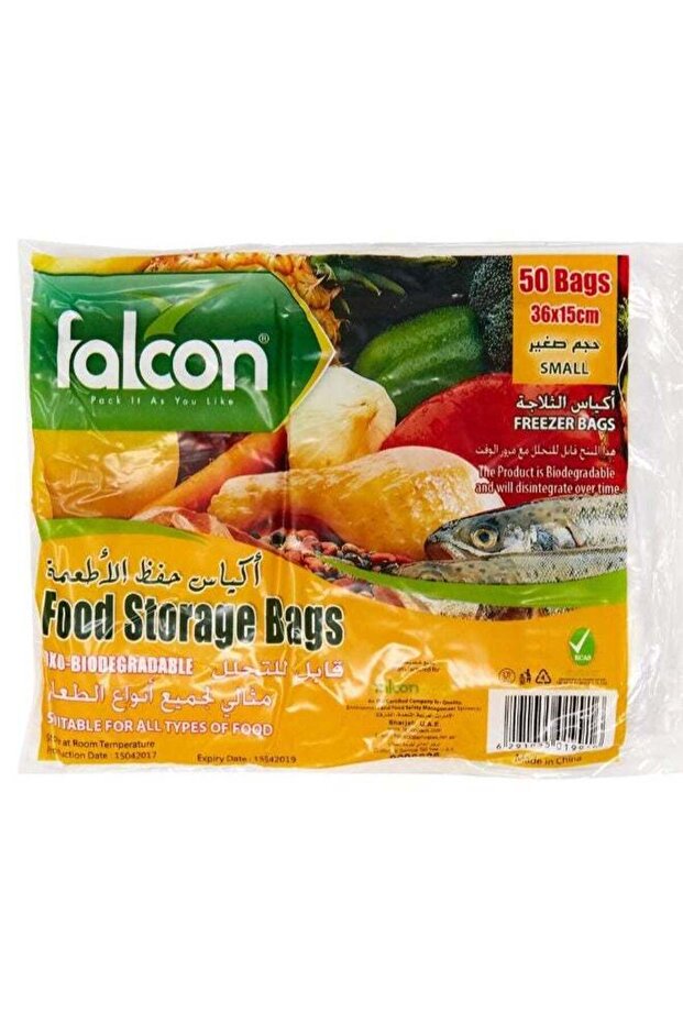 50-Piece Multi Purpose Storage And Freezer Bag Clear