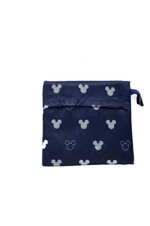 Daiso Mickey Icon Reusable Shopping Bag - Blue