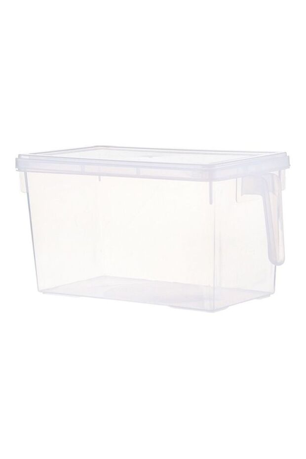 Anti-Odor Refrigerator Sealed Finishing Storage Box Transparent 28x15x16cm