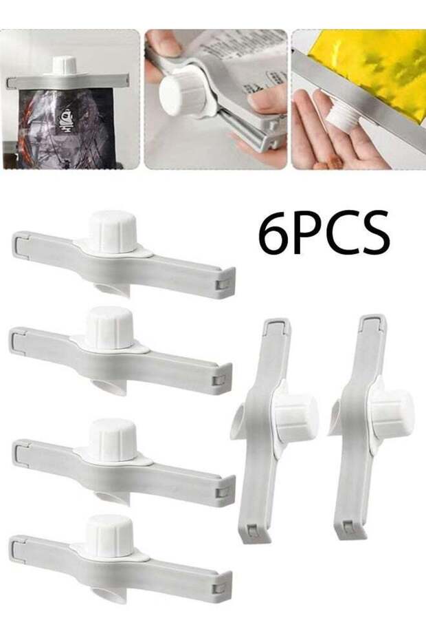 6PCS Food Sealing Clip – Sealing Clips for Snacks and Food Storage