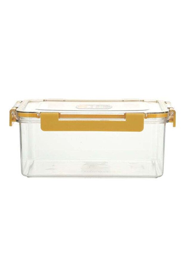 Royalford 3000 ml Rectangular Plastic Food Storage Container | Airtight Lid with Silicone Sealing R