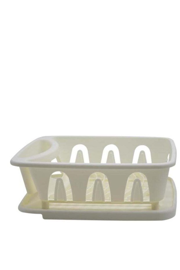 Royalford Dish Drainer Rack with Detachable Drain Board RF12795 Drainer with Drip Tray Utensil Hold
