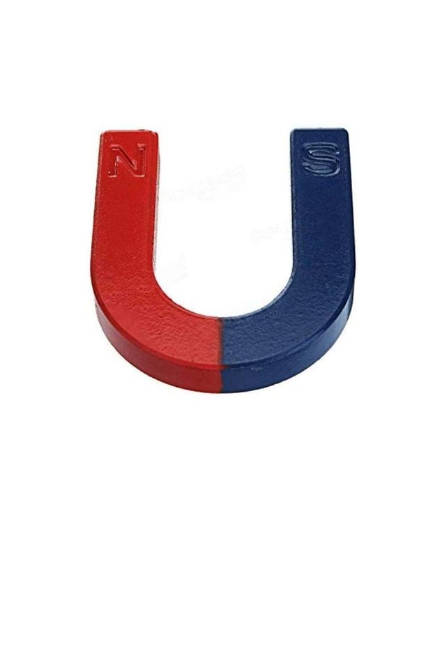 U Shaped Horseshoe Magnet Red Blue Painted Pole for Physics Experiment and Lab & Scientific Supplie