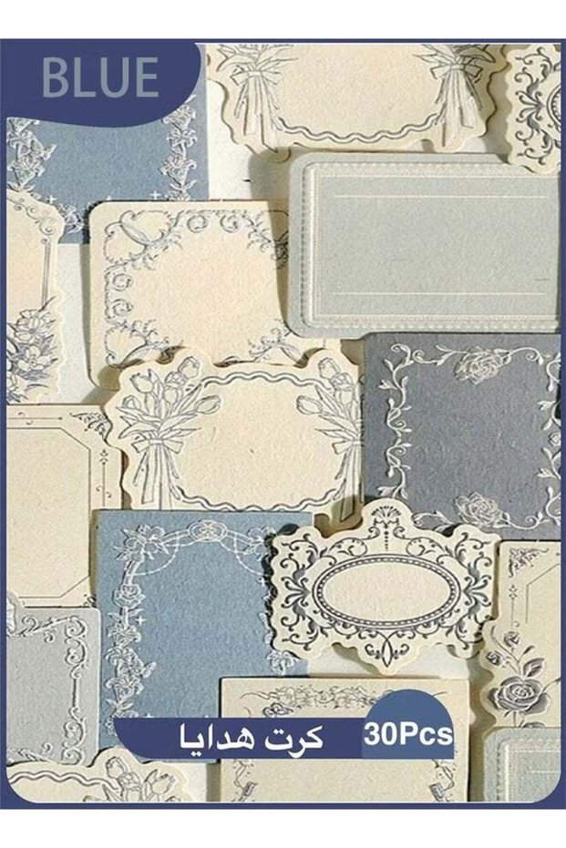 30 Pcs Vintage Scrapbooking Paper Set - Aesthetic Retro Decorative Craft Sheets for Journaling, DIY