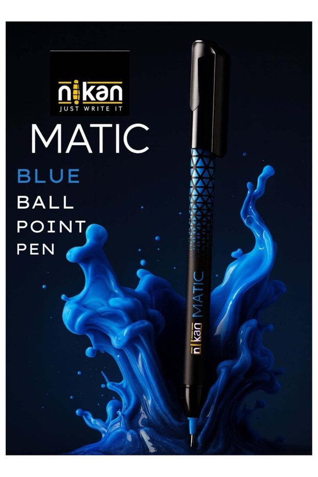 Matic Tip Ball Point Pen Bule 0.7mm - Pack Of 12