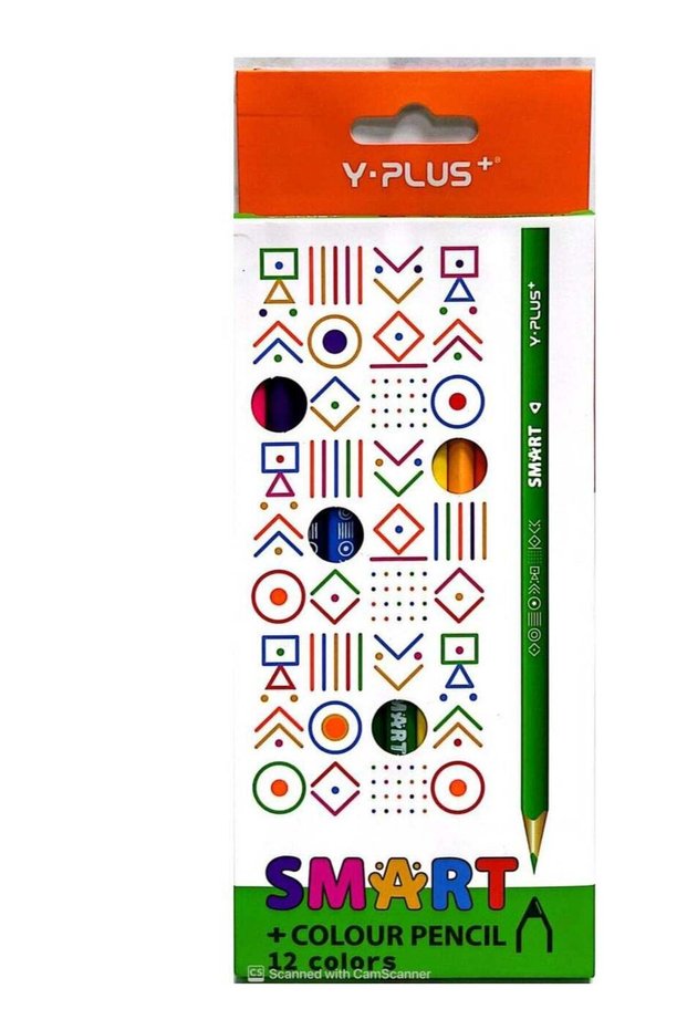 12-Piece Colour Pencils Multicolour