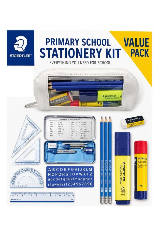 Primary School Value Stationery Pack With Pencil Case