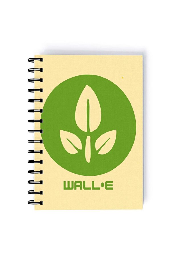 Wall E Robots Printed Spiral A5 Notebook Grey/Yellow/Brown