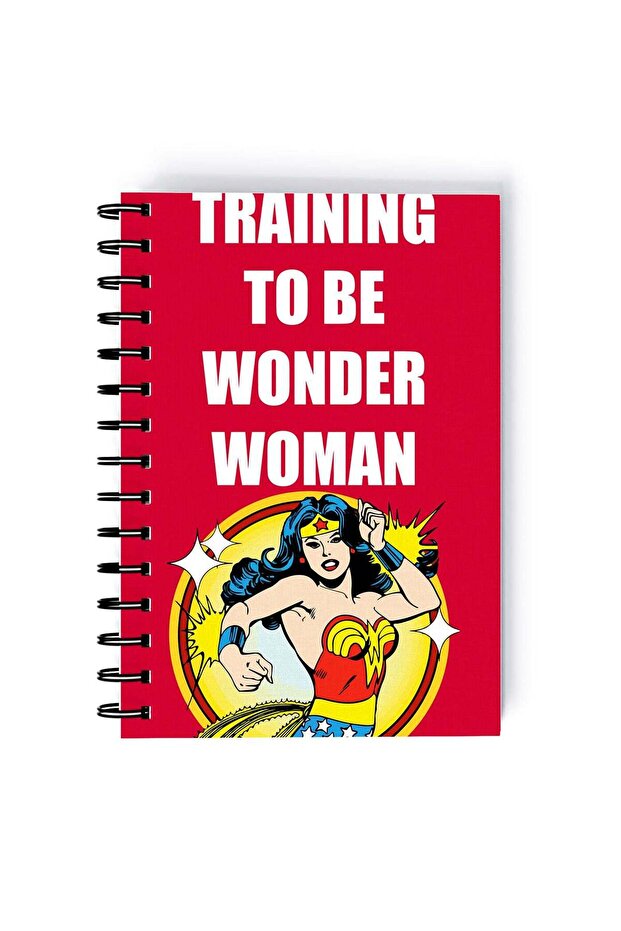 Spiral A5 Notebook Wonder Woman Training to be Quote Themyscira Super Woman