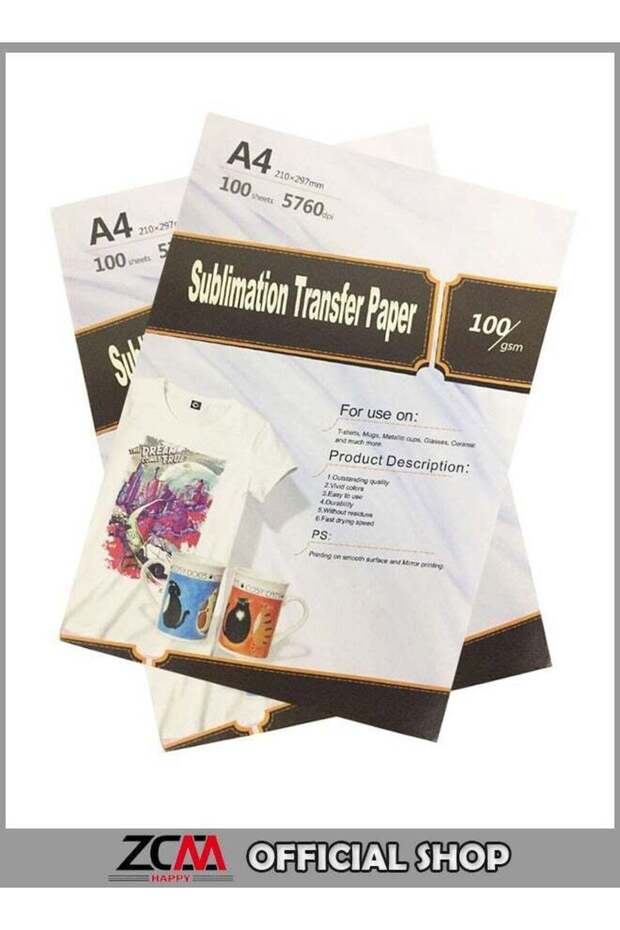 200-Piece A4 Sublimation Transfer Paper