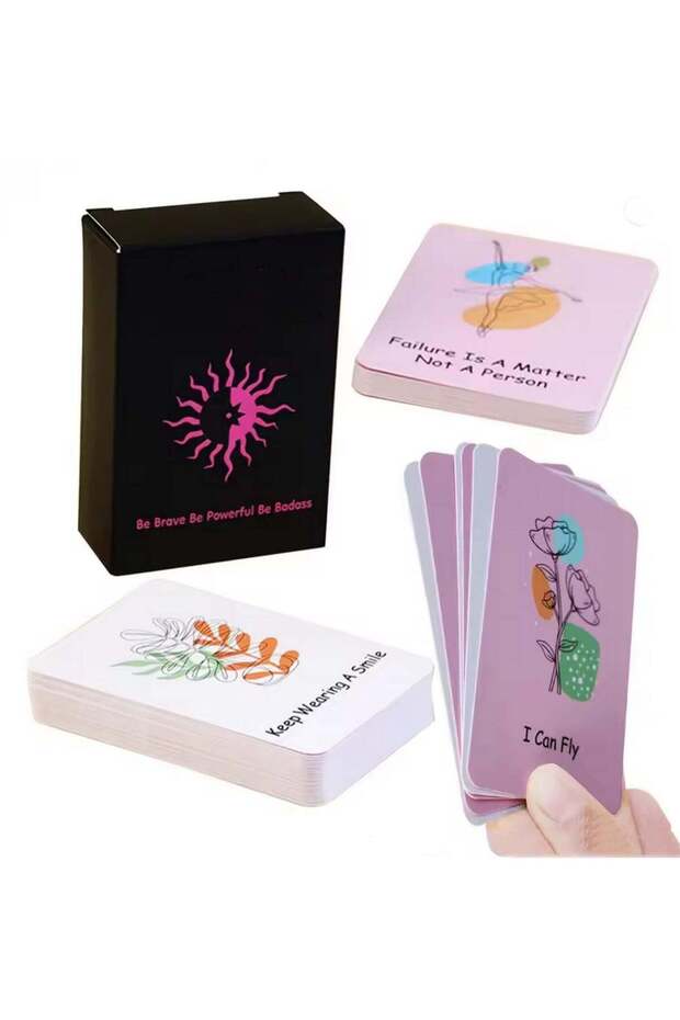 60Pcs Women Affirmation Cards Set with Daily Positive Motivational Quotes Uplifting Encouragement C