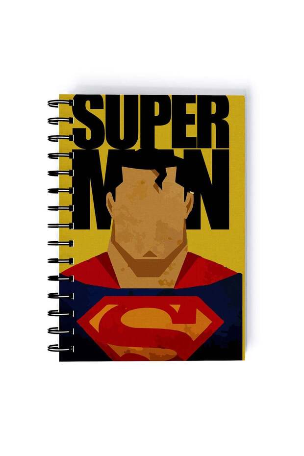 Spiral A5 Notebook Superman Minimal Man of Steel Super Man