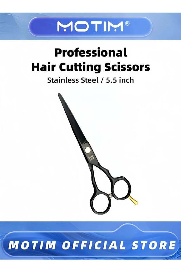 Professional Hair Cutting Scissors,Japanese 440C Stainless Steel 5.5 inch, for Hair for Women Men K