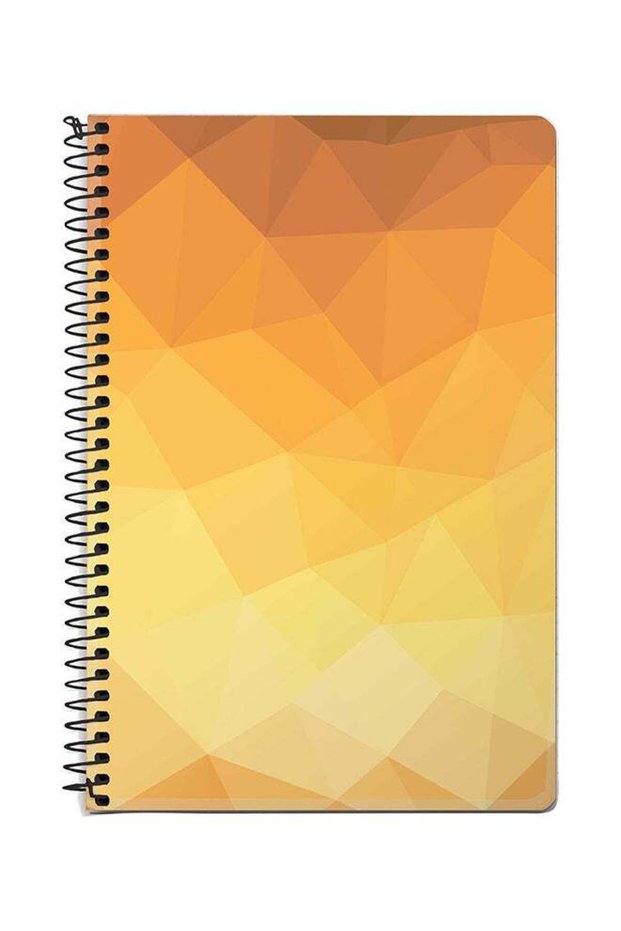 A5 Spiral Notebook Gold