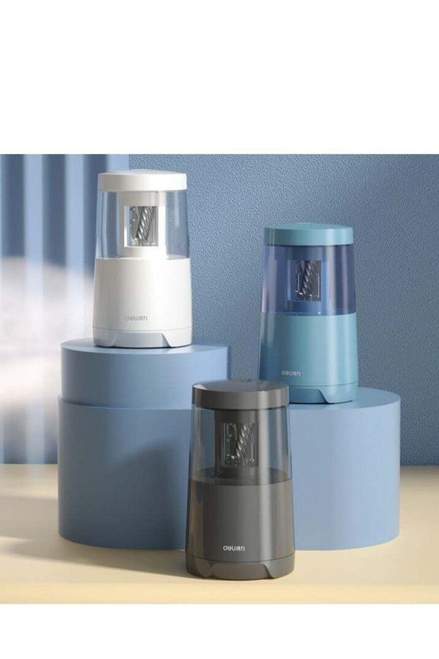 DELI Electric Pencil Sharpener, Automatic Pencil Cutter, Specially Designed for Elementary Students
