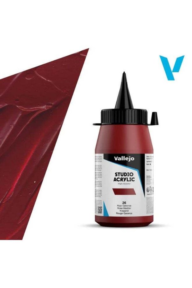 Professional Acrylic Paint for Artists & Studios – Rose Madder, High Pigment, Smooth Coverage on Ca