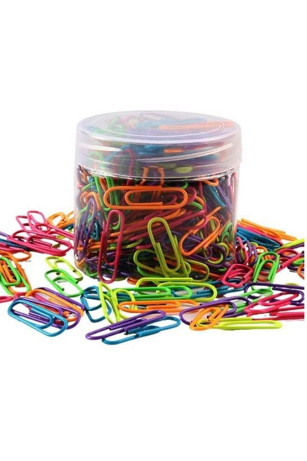 Paper Clips Colorful, 200PCS Office Paper Clamp Paper Clips Great for Office School Document Orga