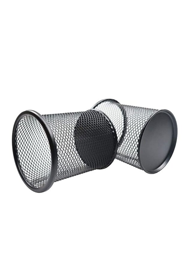 3-Piece Metal Pen Organizer Set Black